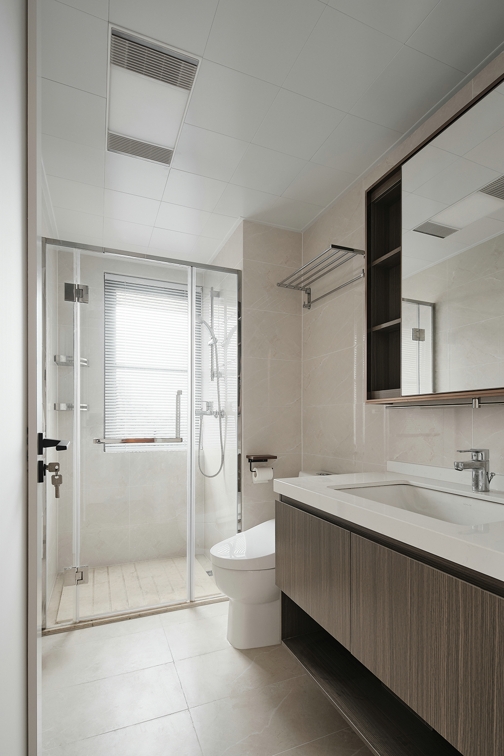 南京·棠宁府简约奶油艺术漆住宅丨中国南京丨大漠设计-74