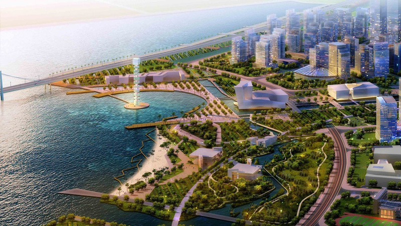 城市中央商务区设计案例效果图2-16