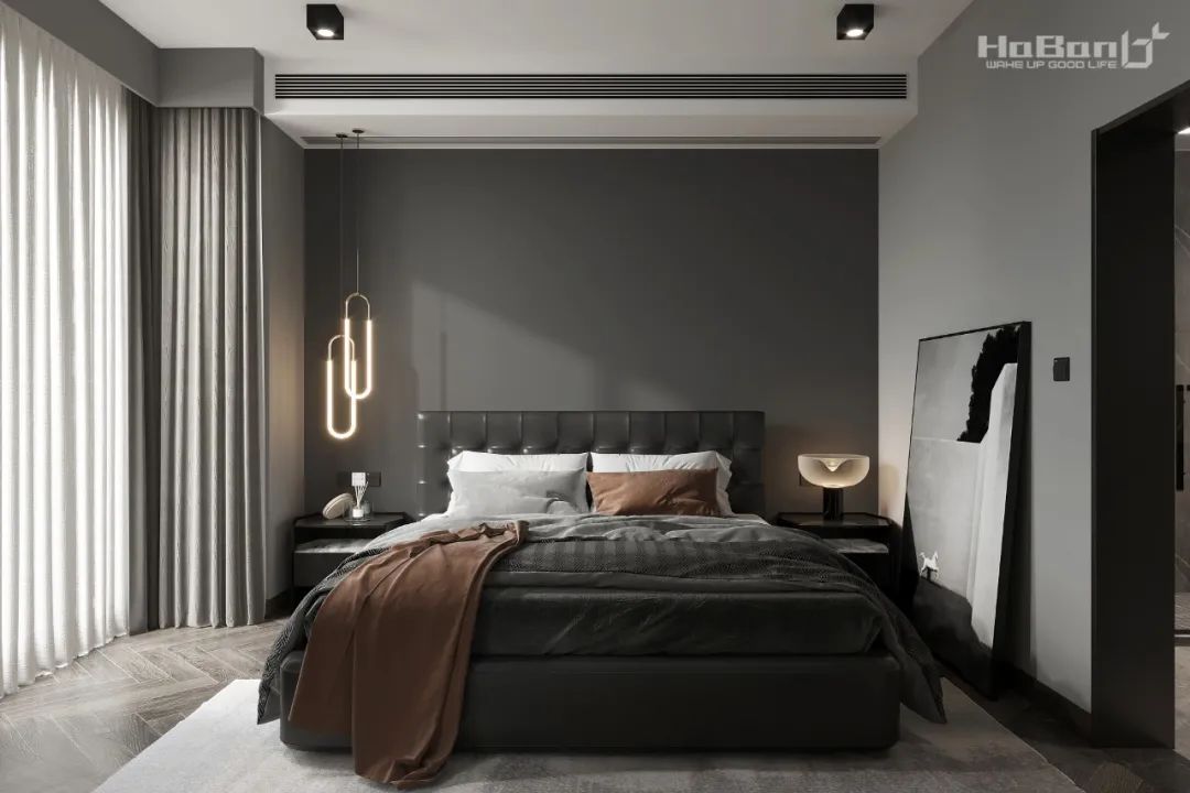 城南名著 127㎡现代黑白空间,藏家的精致生活-34