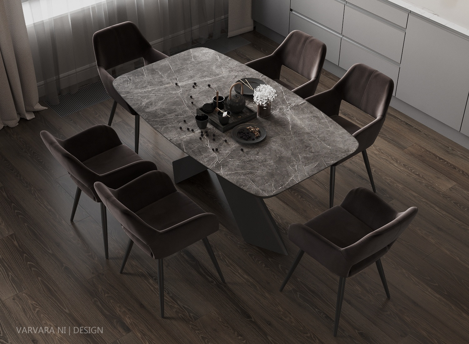 平层丨俄罗斯莫斯科丨Varvara Ni-13