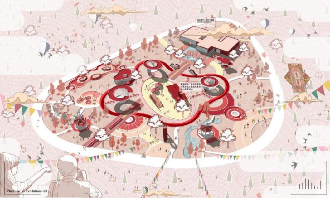 大四优秀毕设一举拿下“未来设计师大赛全国一等奖+江苏省一等奖+好创意江苏省三等奖”！非遗视域下的“板鹞风筝”主题环境空间设计！-136