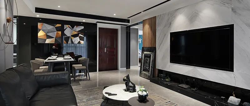 嘉兴优尚花园 150㎡现代简约设计，大气而简约的生活空间-55