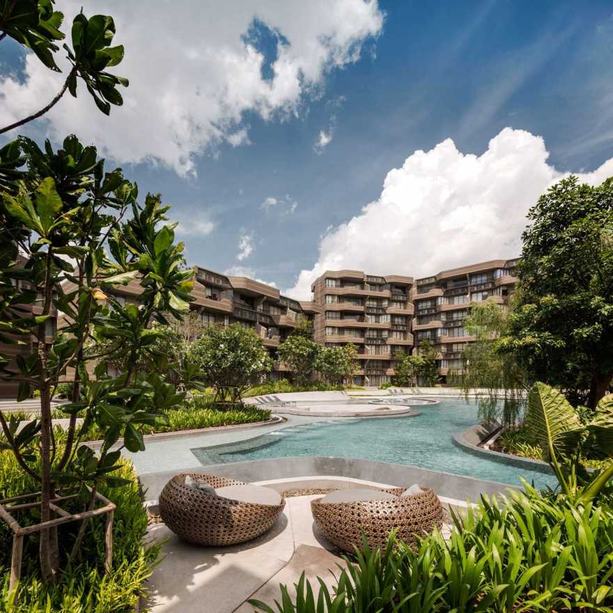 泰国华欣 Baan San Ngam 公寓景观 | 自然与艺术的生态融合-17