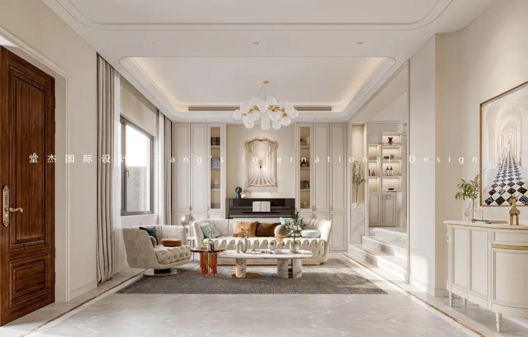 南京云栖山庄 320㎡轻法式大宅丨中国南京丨堂杰国际设计-21