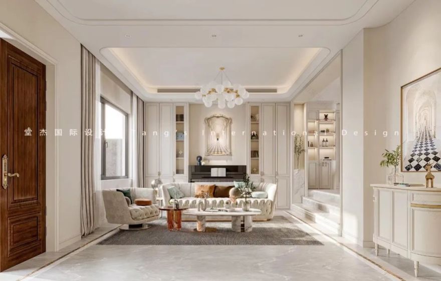 南京云栖山庄 320㎡轻法式大宅丨中国南京丨堂杰国际设计-21