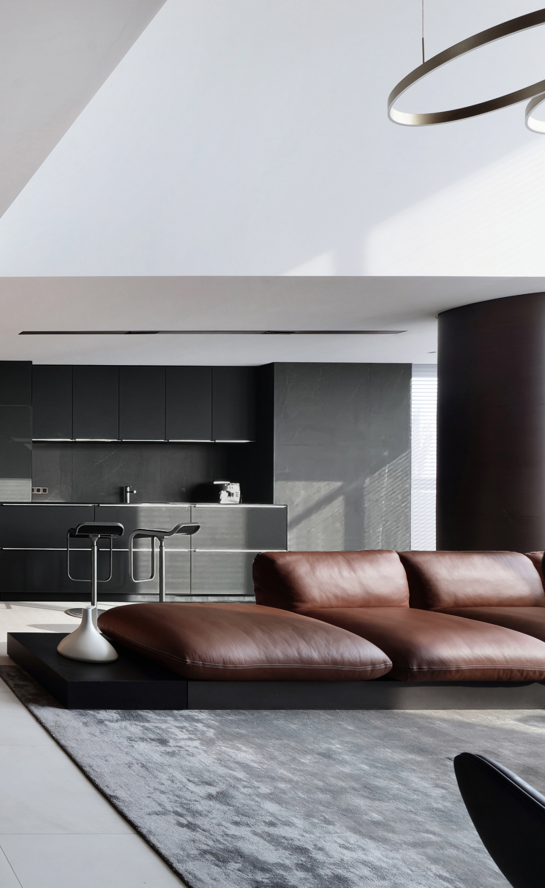 苏州玲珑湾 520m²顶级湖景复式丨中国苏州丨石木空间建筑设计-12