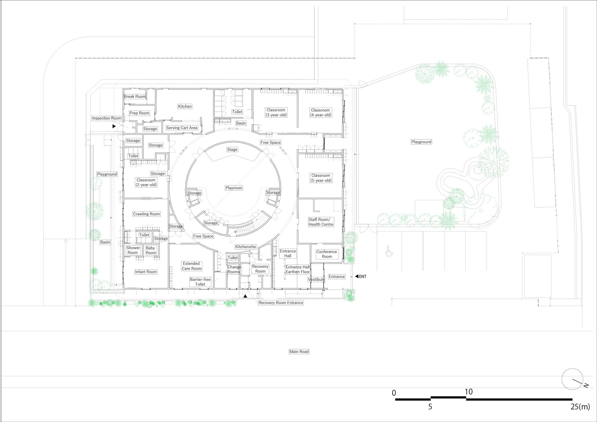 新町日美托儿所（注：Himi音译为日美，Shinmachi音译为新町 ，Daycare Centre意为托儿所、日托中心 ，具体名称可能因实际情况有不同译法，这里按常规情况给出结果） 丨日本富山丨Shio Architect Design Office-17