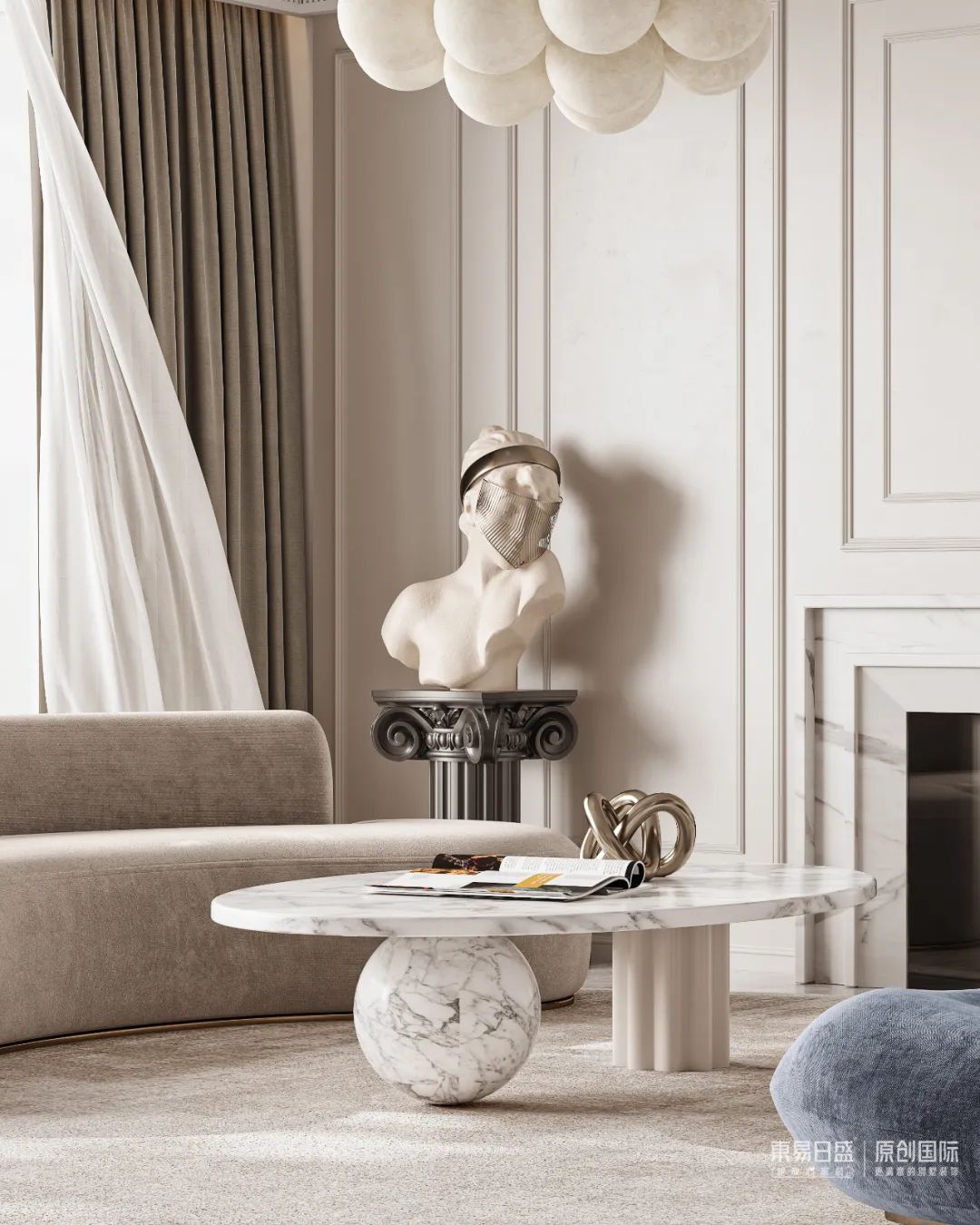 【首发】许梦娇作品：巴黎漫步 | 闻博花城180㎡法式浪漫混搭风-23