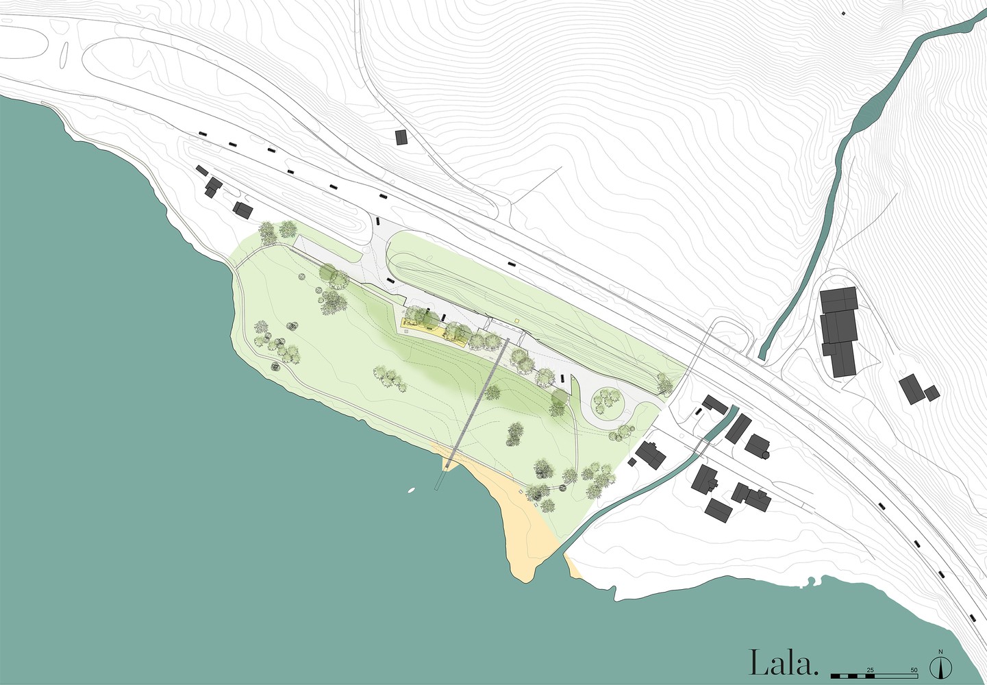 Krekke 高速公路休息区 | 公园与休息的完美融合-20
