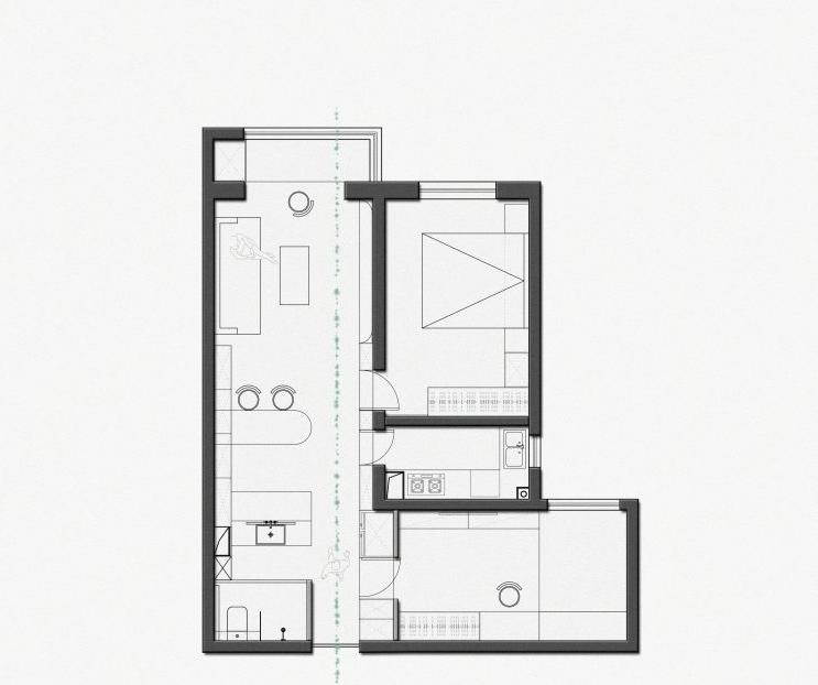 通透设计,60㎡家的完美蜕变-5