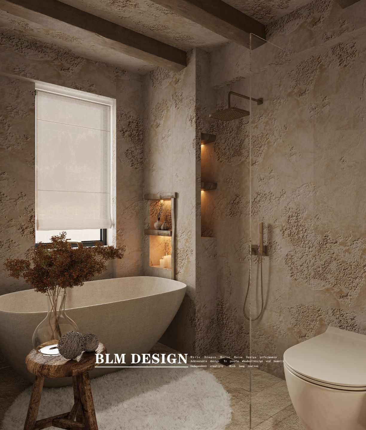 诧寂风家装效果图丨白龙马设计表现-1