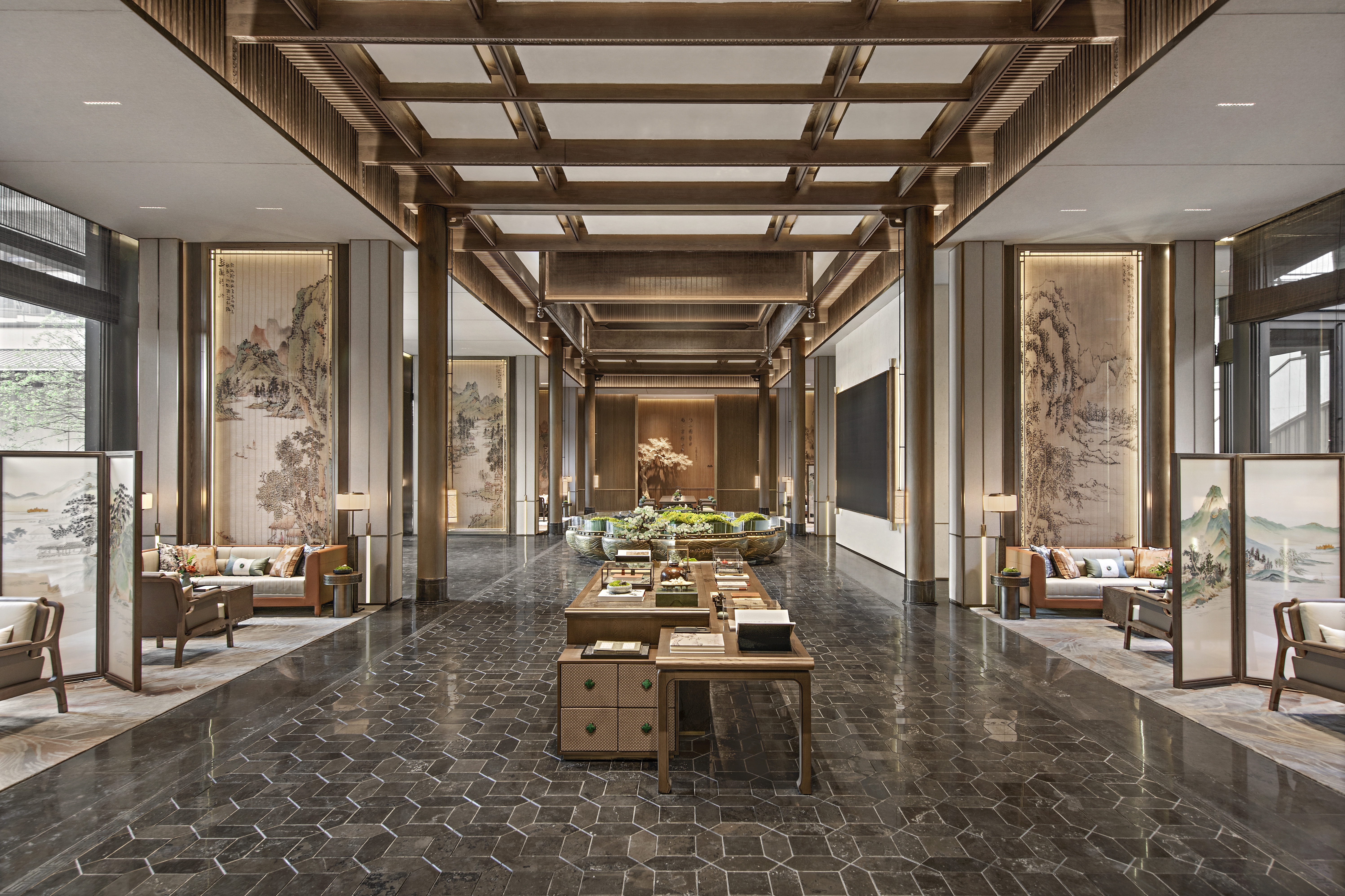 盘石设计 | 1300㎡中式设计，千年弦歌，续写宋代风雅-29