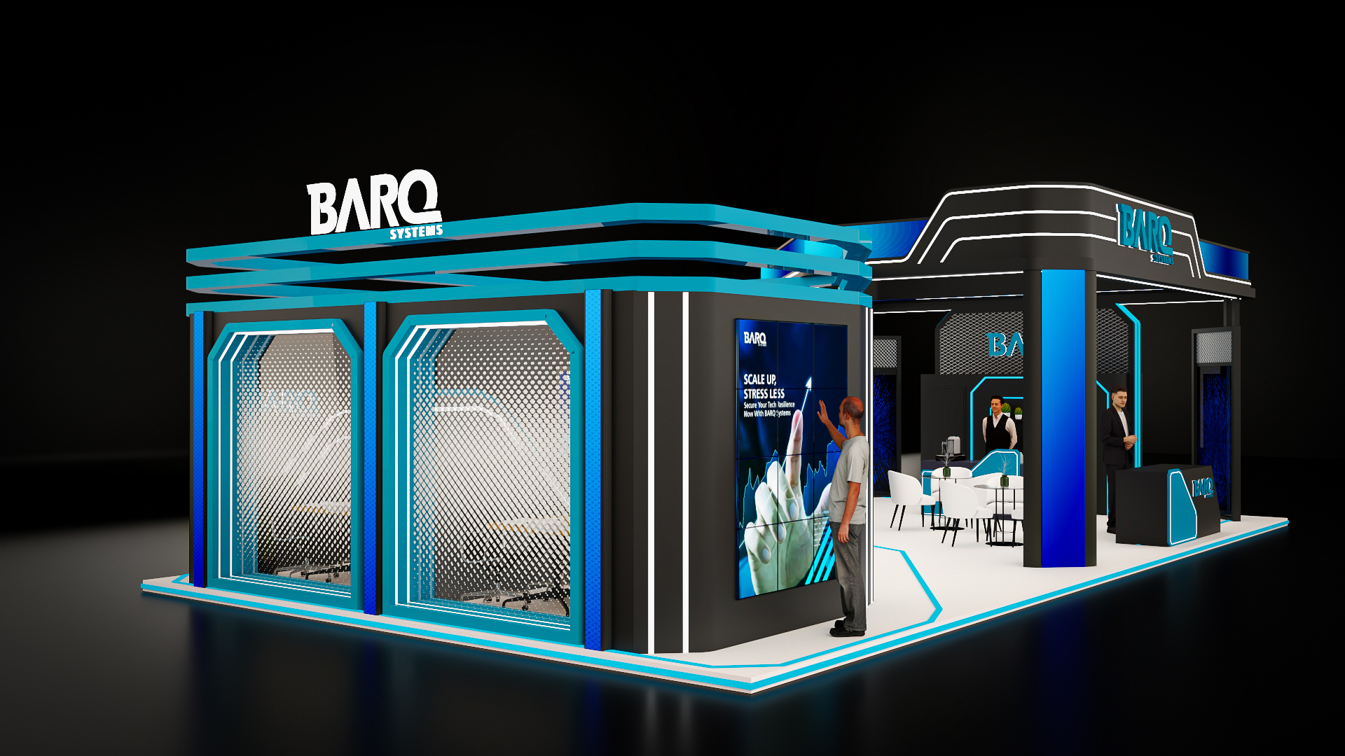 巴尔克展位设计（人工智能万物）丨Maram Mamdouh-4