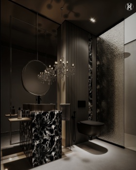 埃及客用卫生间丨埃及开罗丨Marwah Khaled,Ahmed Hussein Designs