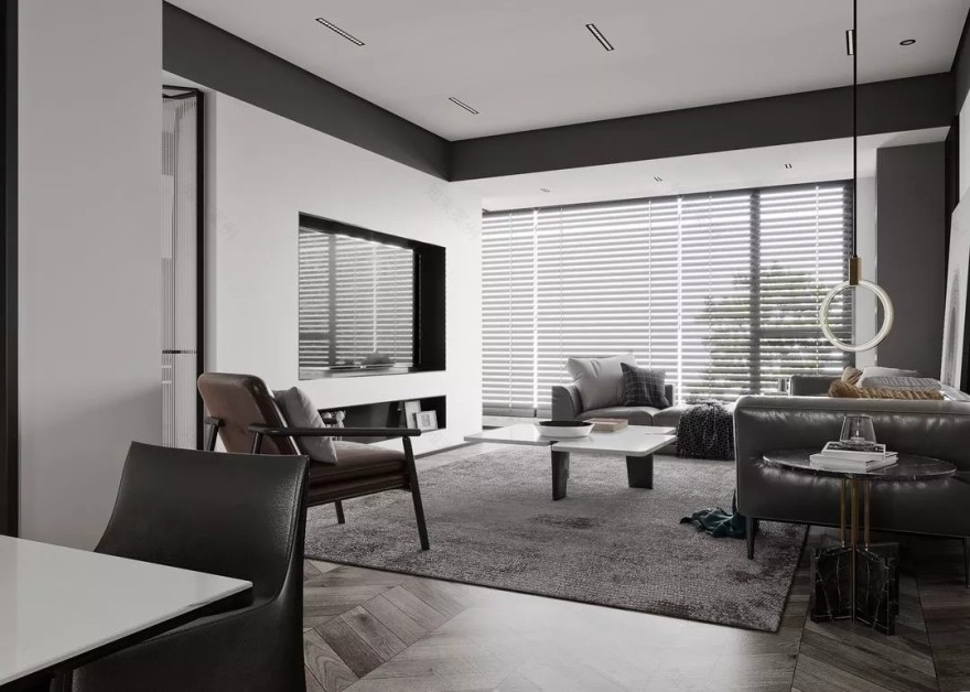 徐东 | 寻找黑与白之间的灰度,打造现代简约优雅家居-6