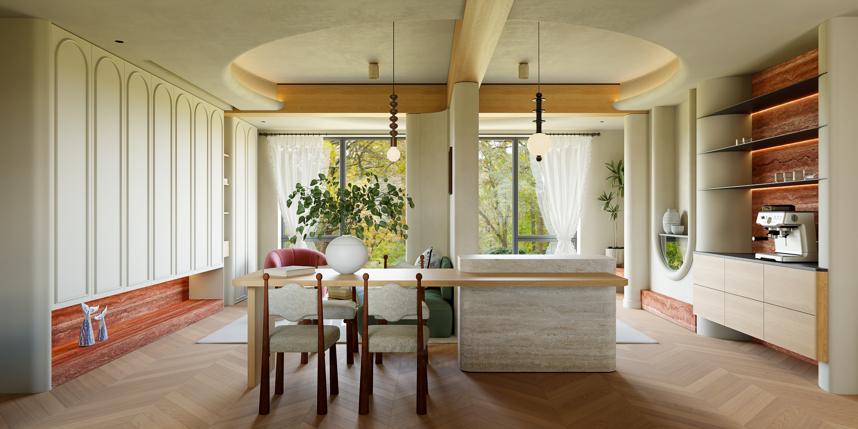 美式小家装效果表现-2