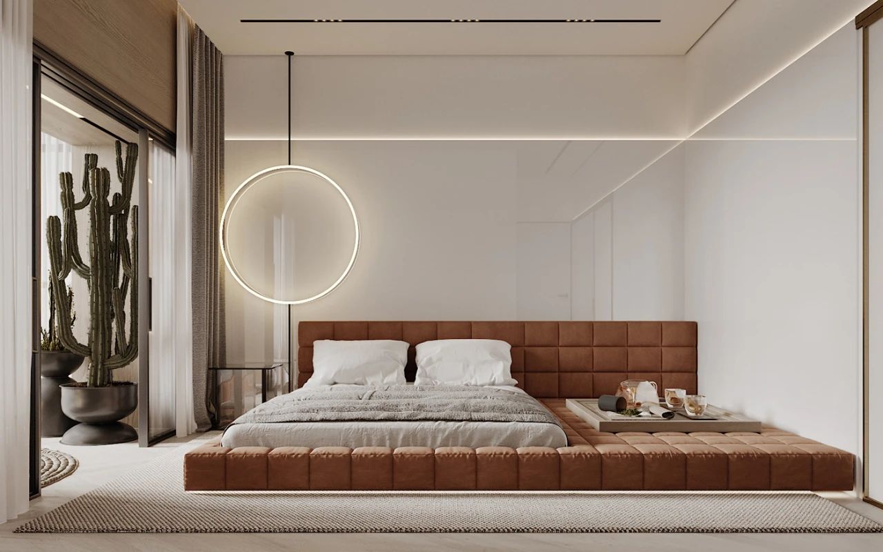 私人空间的艺术品——100 款卧室背景墙设计鉴赏-28