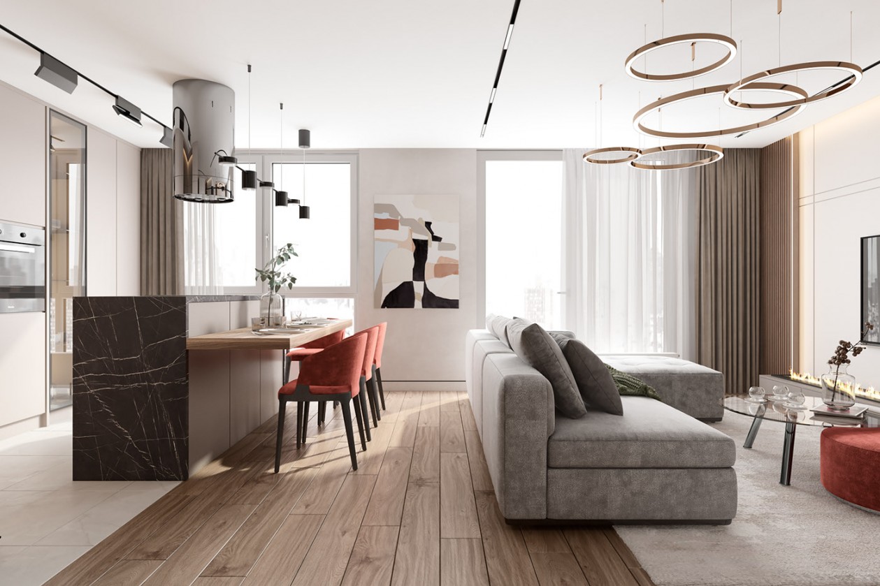 110㎡浅色系空间-7