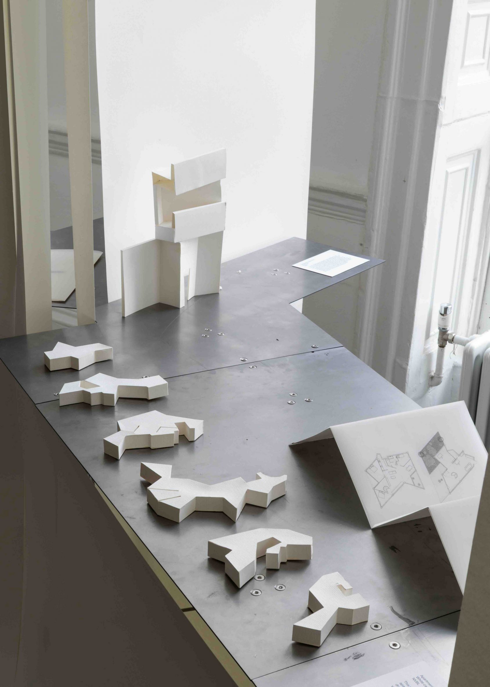 Full-scale paper replica of Renée Gailhoustet apartment installed at London's Architectural Association-14