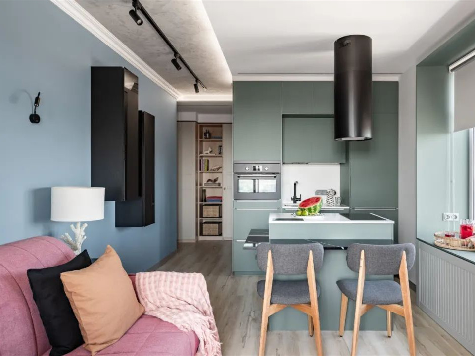 现代 30㎡明亮现代的小公寓-2