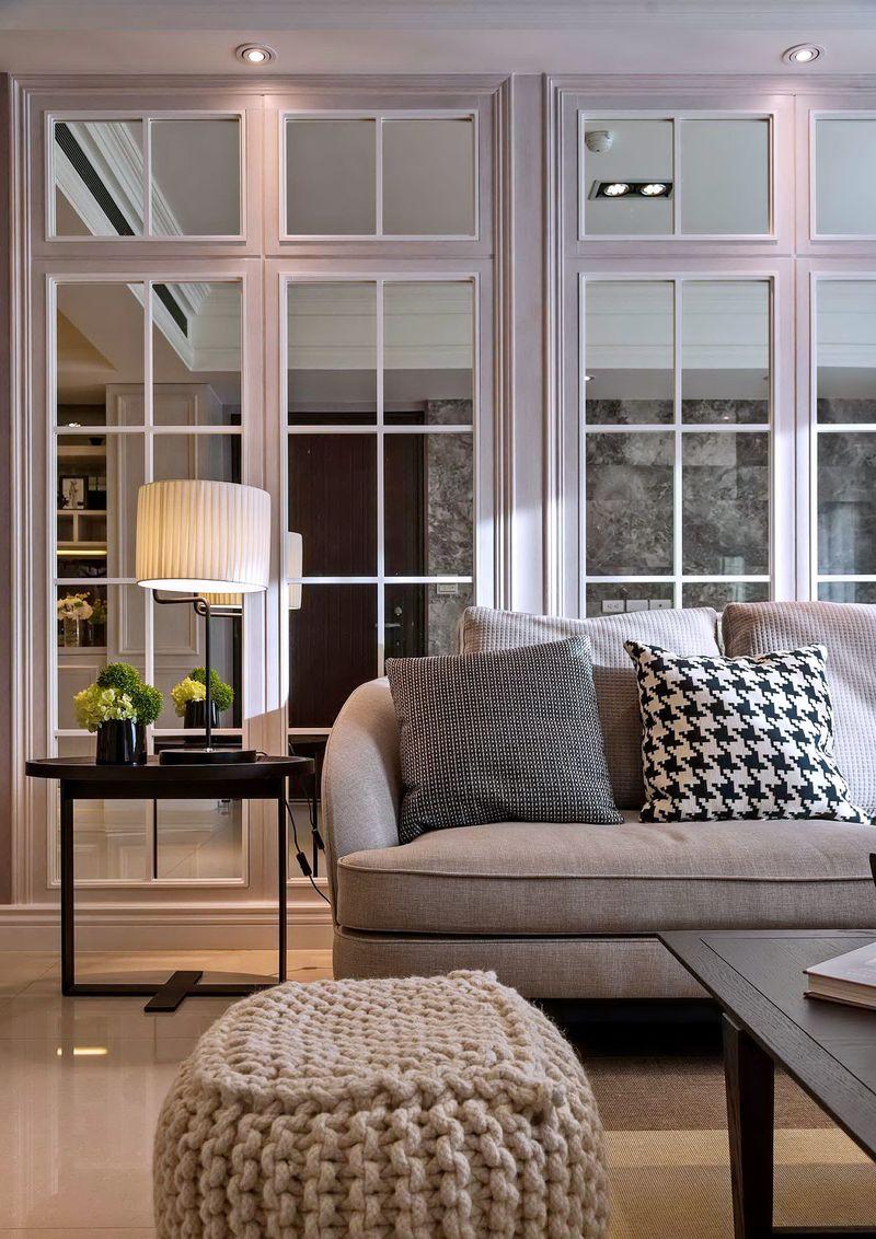 美式风格新成屋设计，订制家具与大理石材的完美融合-10