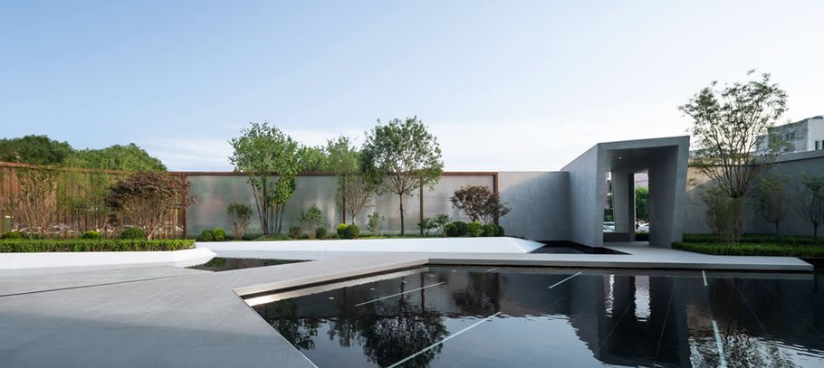 天津上实仰山 · 光影交错的现代景观设计丨中国天津-35