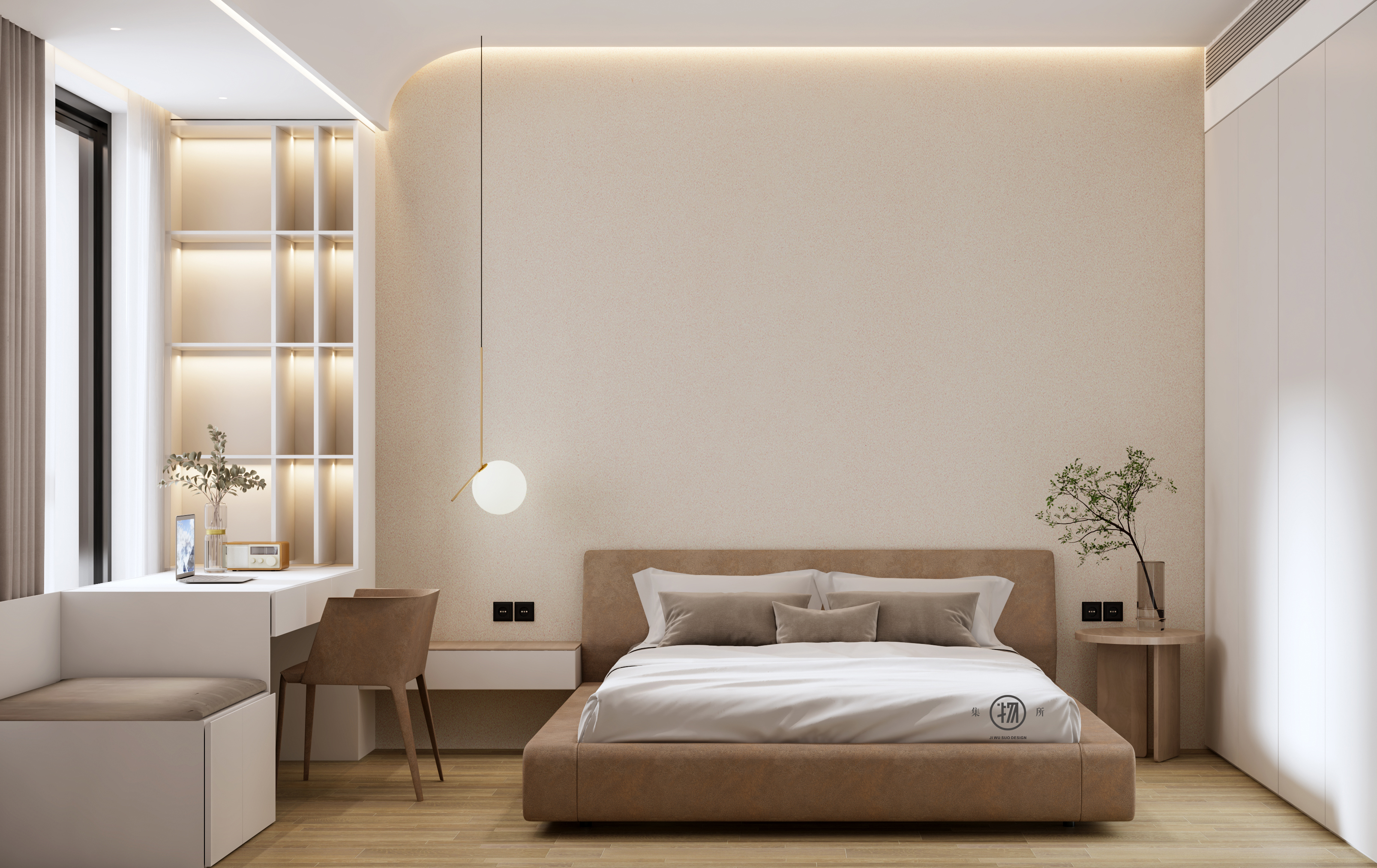 金秋阳光下的住宅商业空间融合丨集物所 Design-41