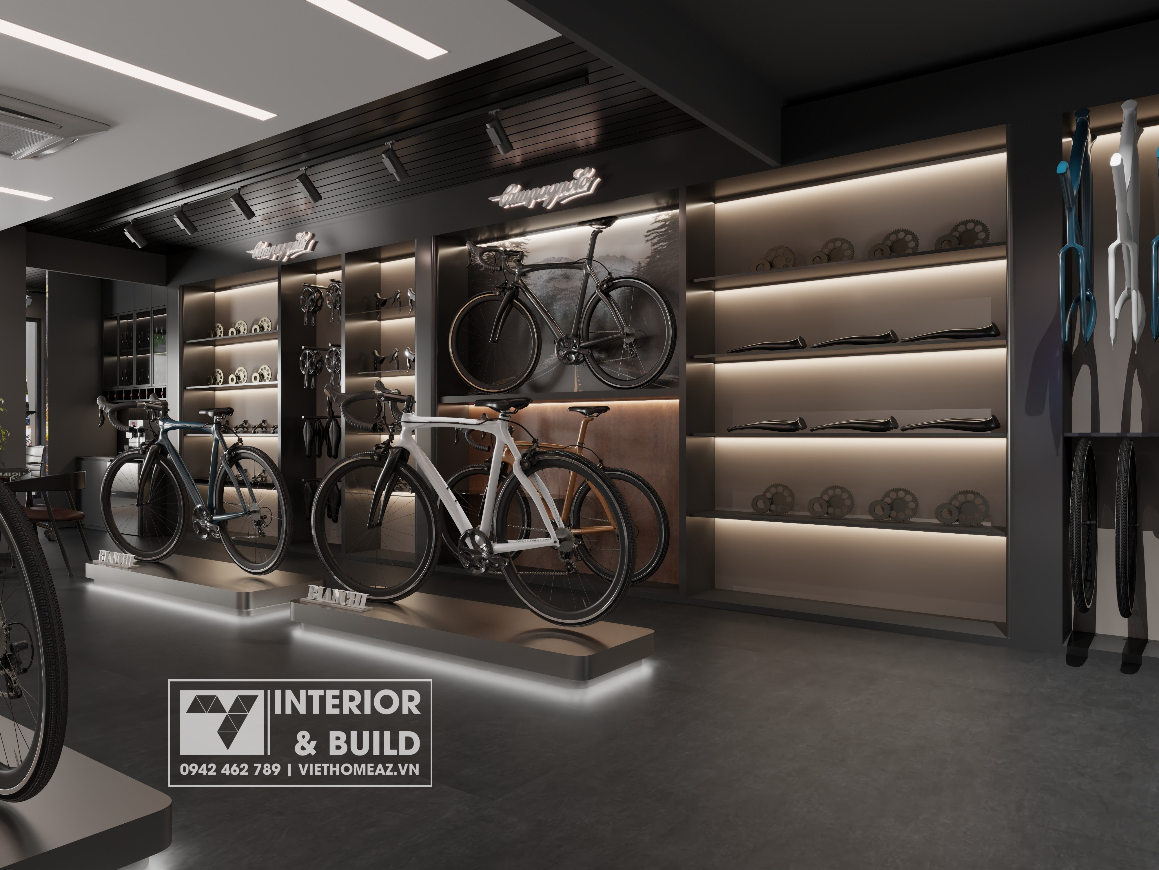 Quan 3 Ho Chi Minh 高端汽车展厅设计丨越南胡志明市丨VIETHOME 室内设计公司-19