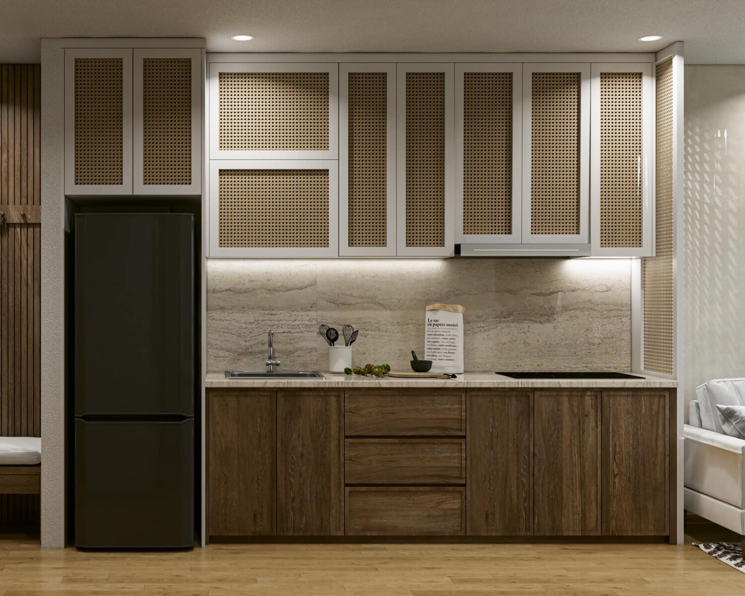 7478. Free Sketchup Apartment Interior Model Download-4