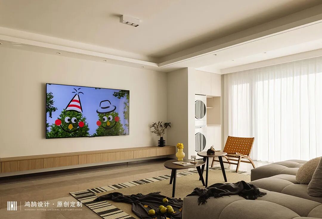 140㎡精装改造|人文原木风，改善型住宅省钱又省力-8