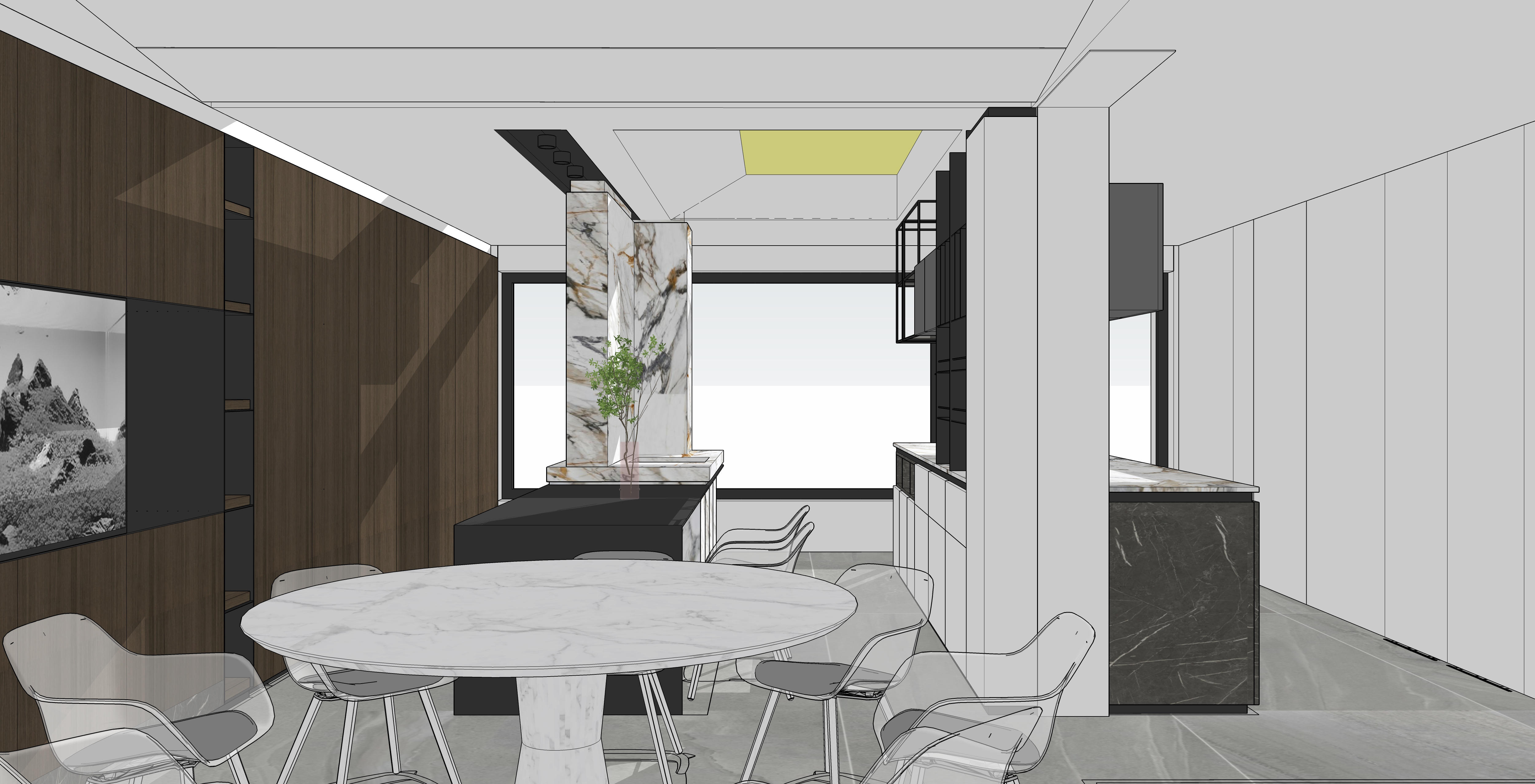 纵禾设计 · 福州融侨国际公馆180m²平层-7