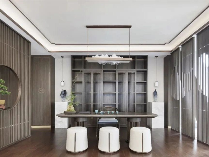 深圳静心的禅意办公会所丨中国深圳丨深圳市品界装饰设计工程有限公司-3