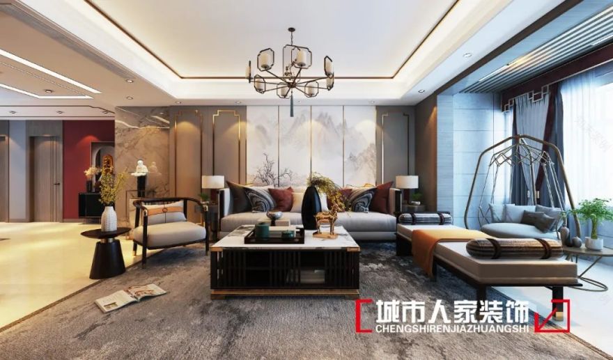 新中式设计,160㎡打造高级美-9