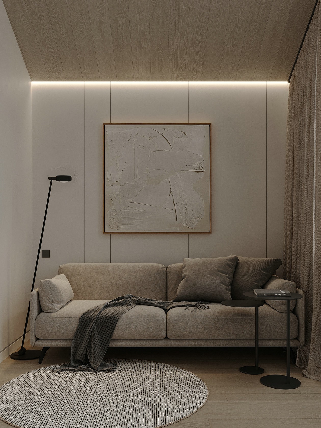 乌克兰原木风小空间公寓设计 超精致！-14