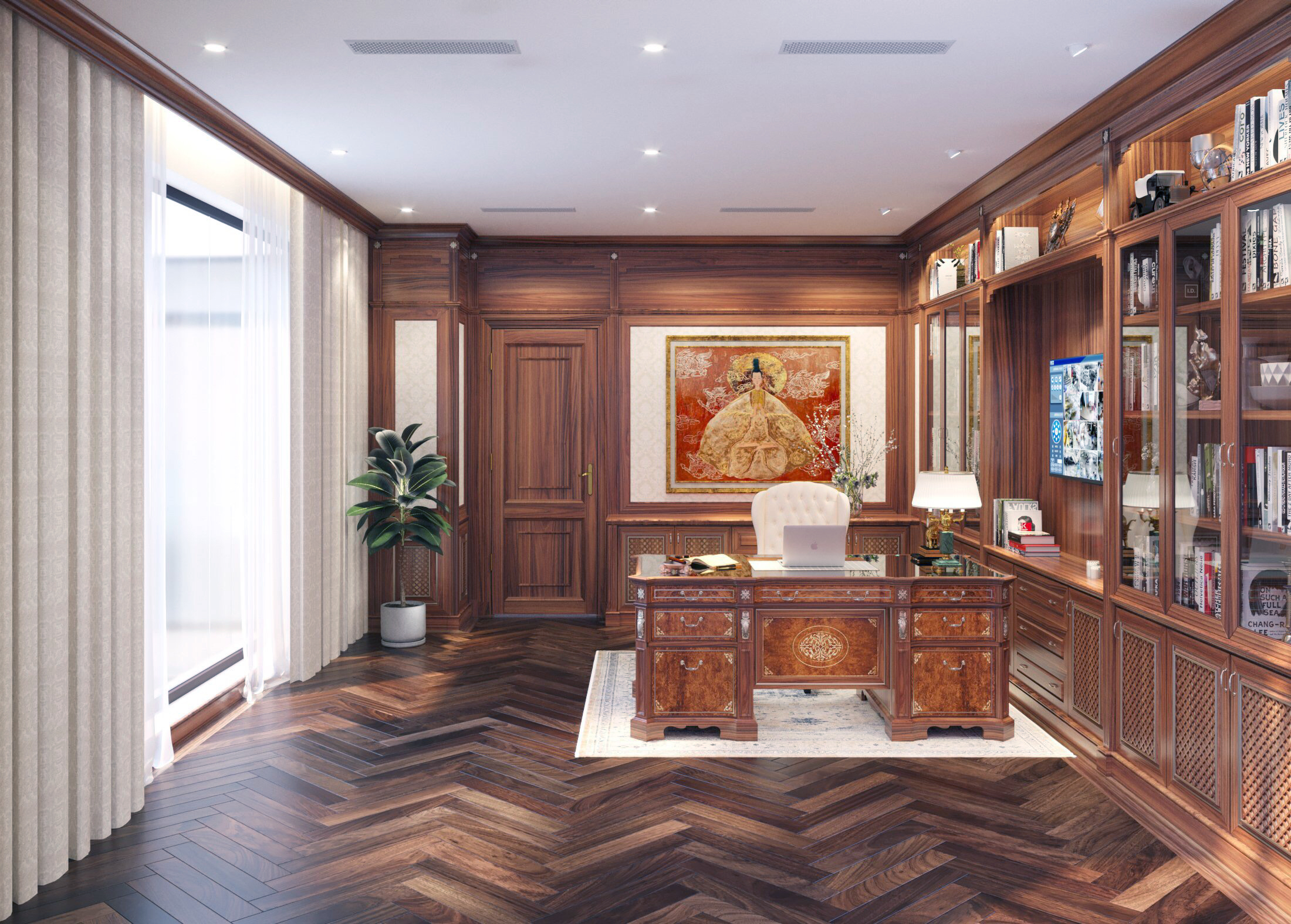 Full inteiror design of a town house in Sai Gon Vietnam-23