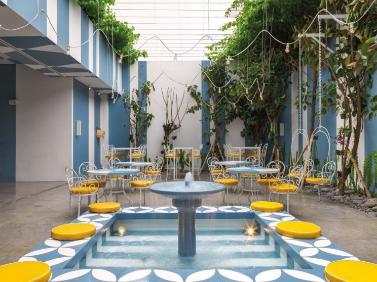 印尼 Da Maria 餐厅  现代餐饮空间诠释水磨石与金属之美-19