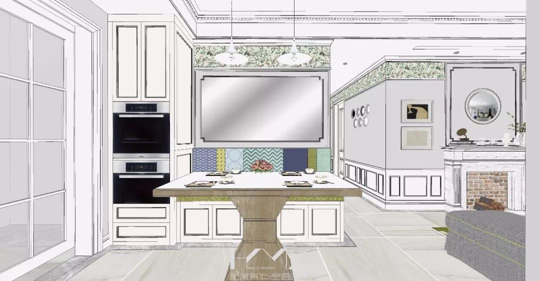 南京新城香悦澜山 124 平米美式田园风设计,温馨雅致-35