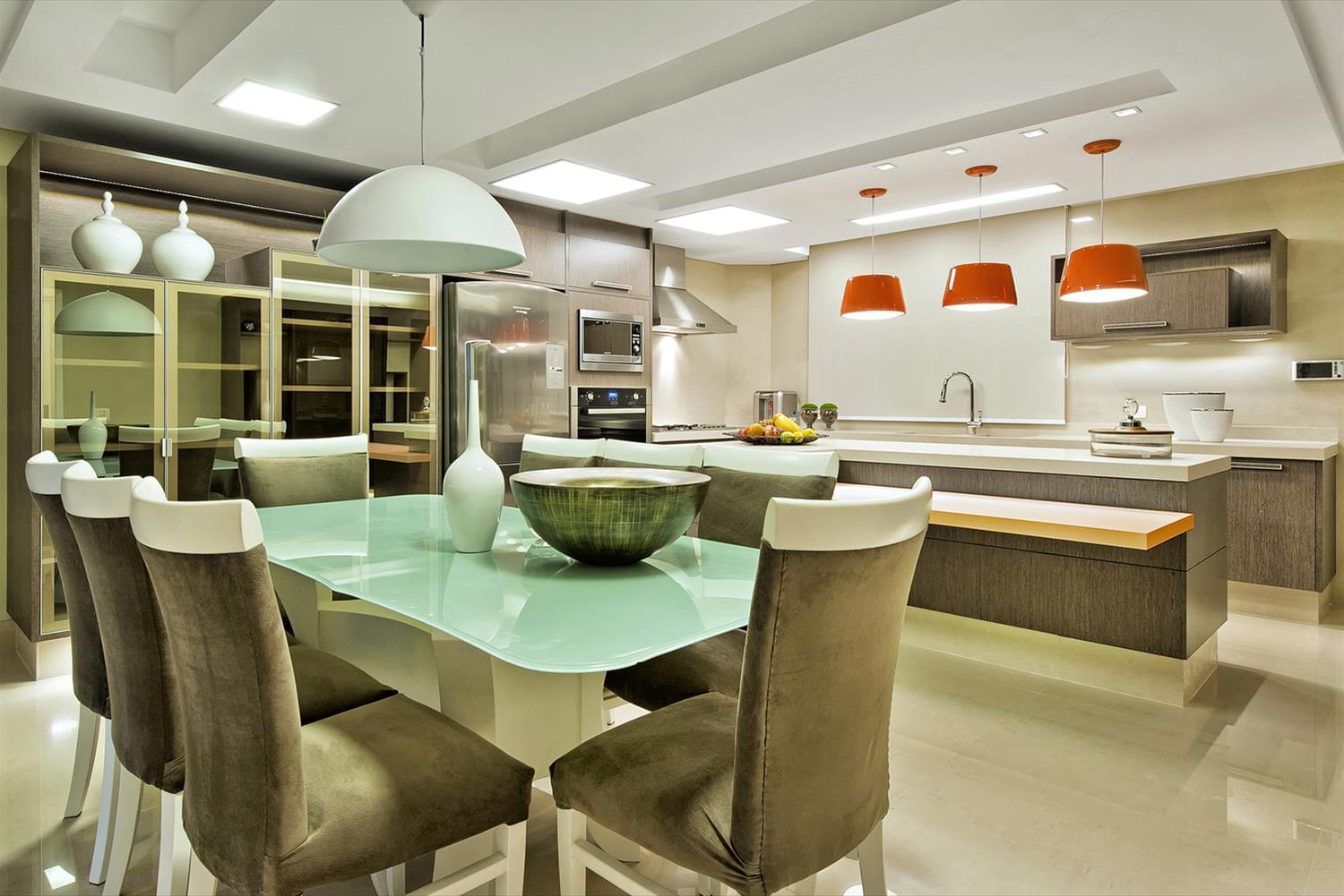 巴西 Cozinha Gourmet 公寓 | 极简与功能的完美结合-2