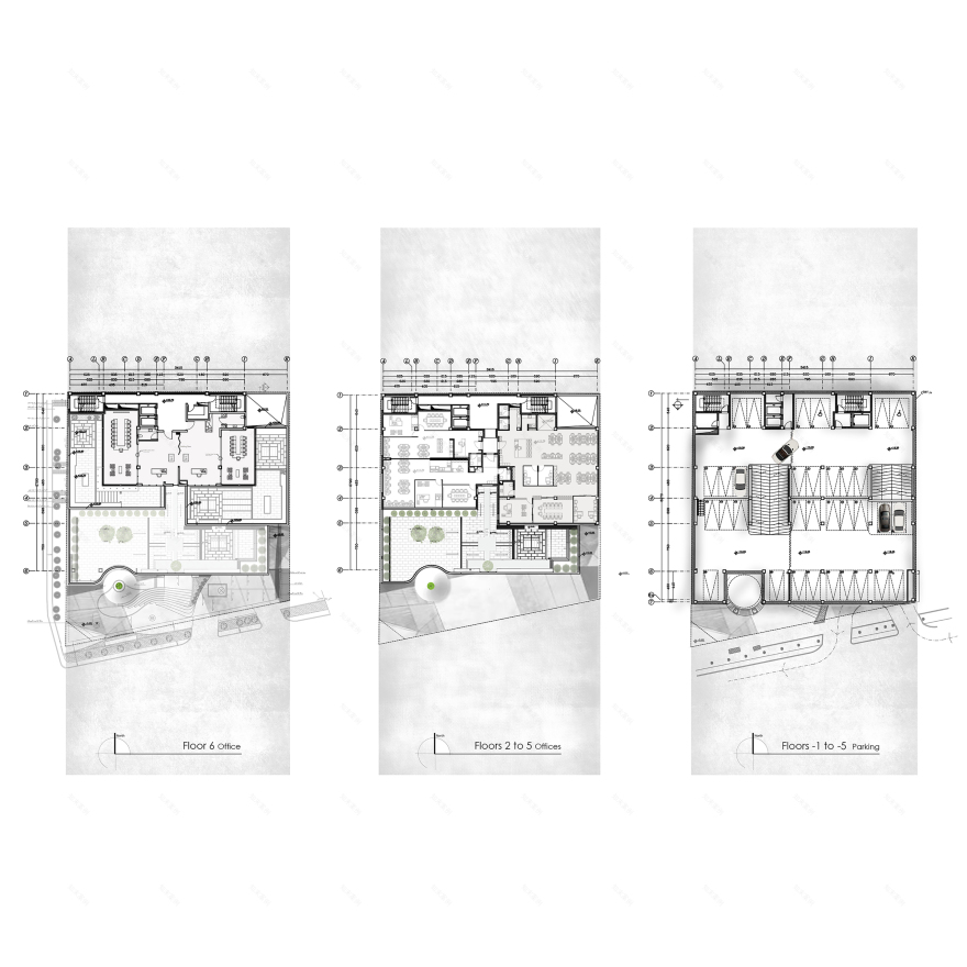 动态立方 · 伊朗 Zomorrod 11 建筑设计丨伊朗德黑兰丨Ákaran Architects-29