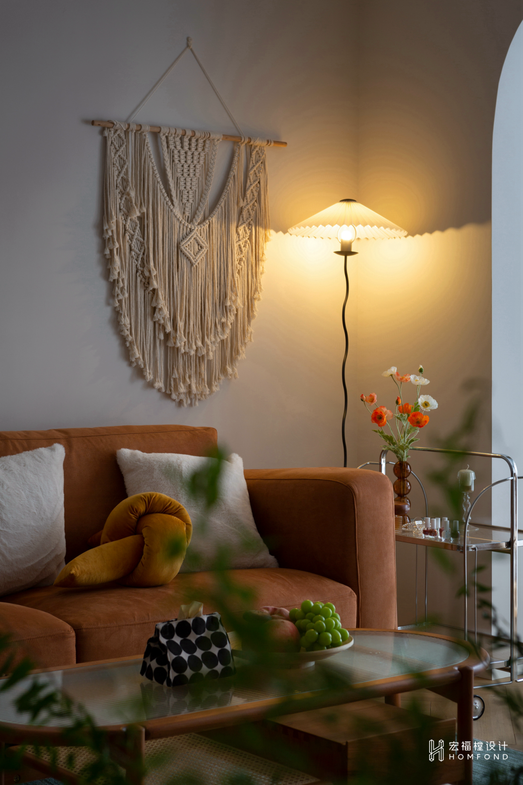 原木+奶茶色，随性自由的治愈空间 | 宏福樘设计-9