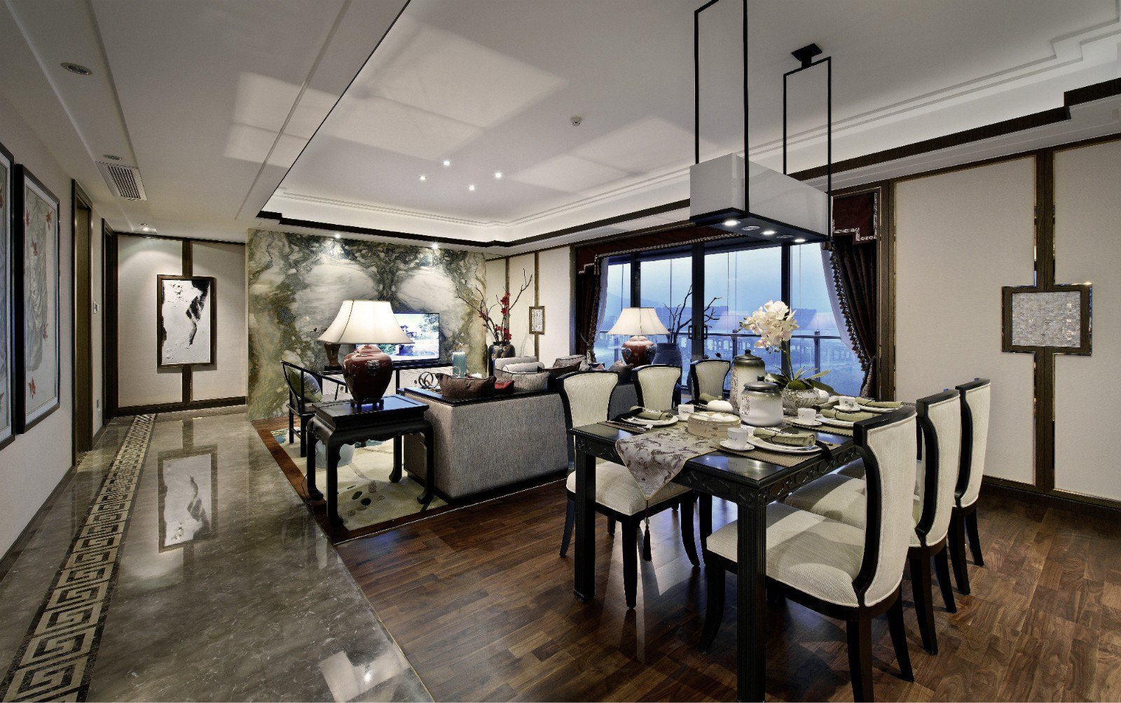 融林星海湾中式样板房-8