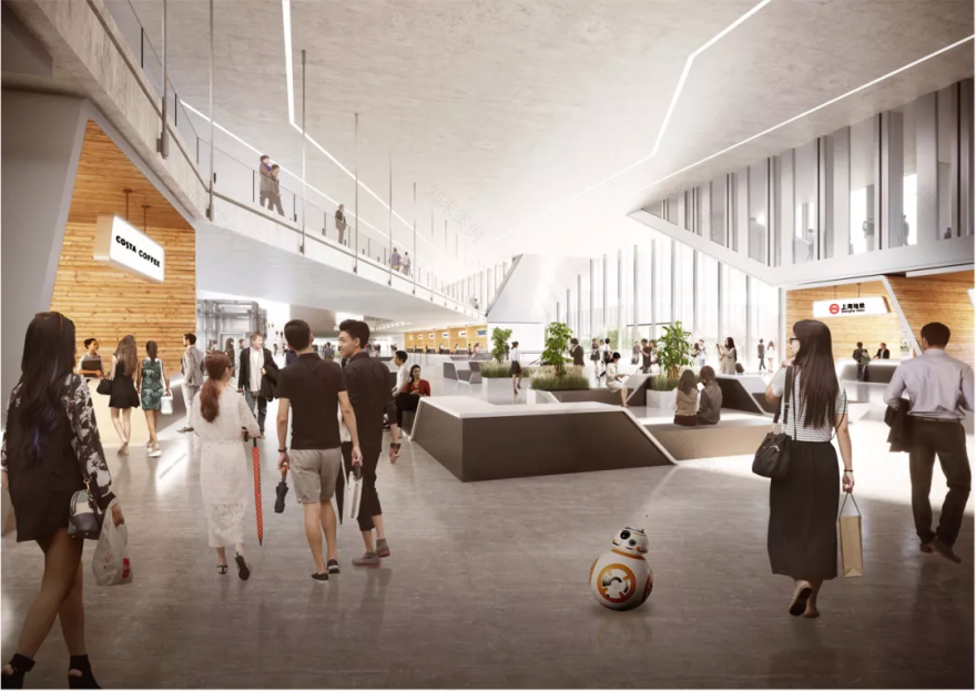 临港滴水湖核心区文旅宜居区地区中心“站城一体化”开发方案丨中国上海丨德国 gmp 建筑师事务所-21