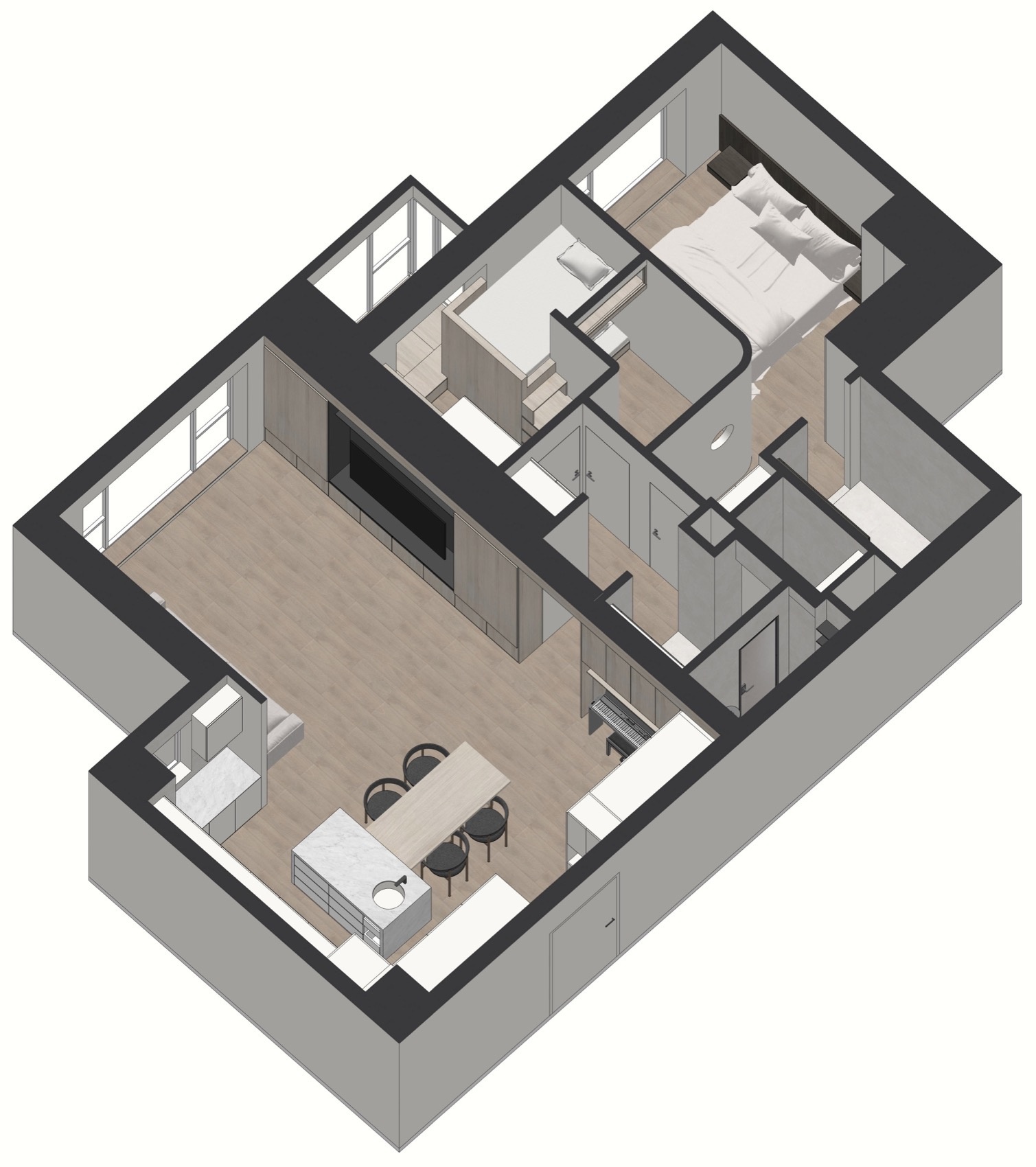 《叠屋》横与纵的空间重塑丨中国北京丨北京辰境设计有限公司-52