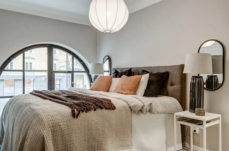 半弧形窗,赋予家庭公寓独特魅力-12