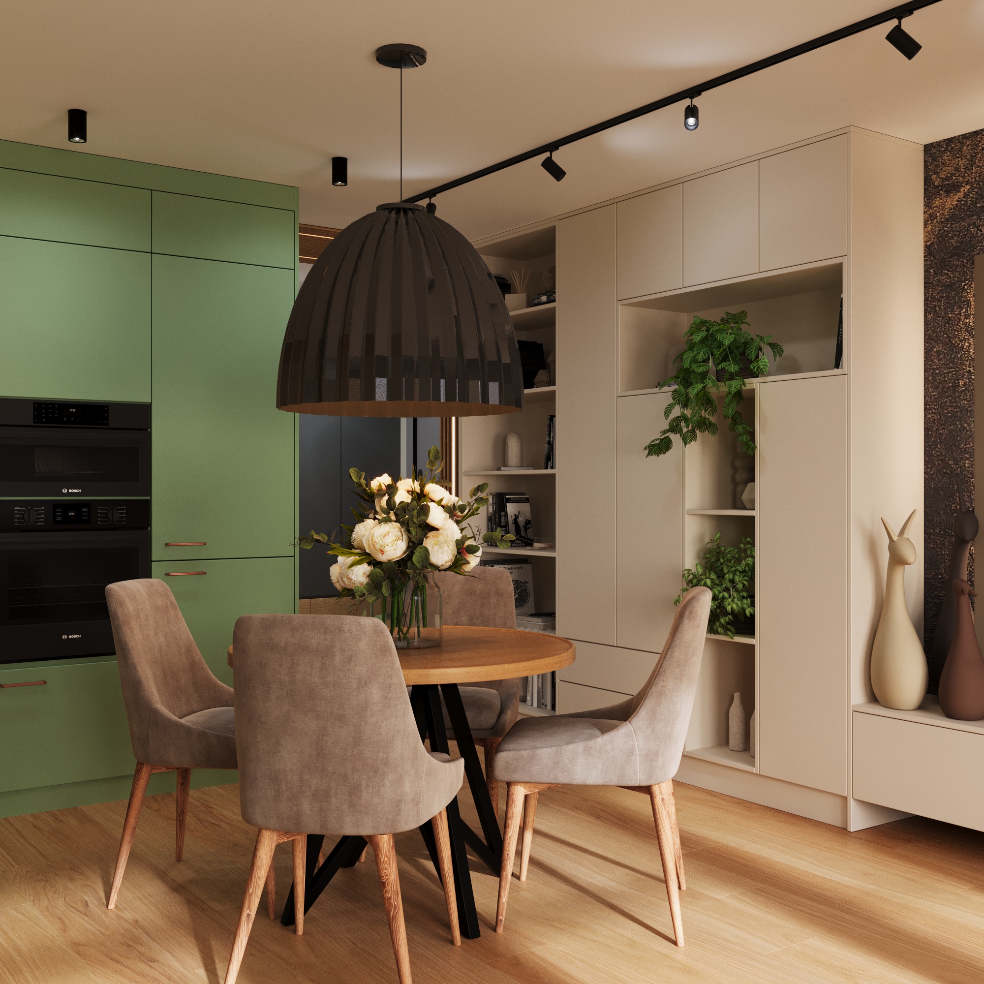 Earthy Elegance两居室公寓可视化项目丨波兰丨@nowakowska_interiors-20