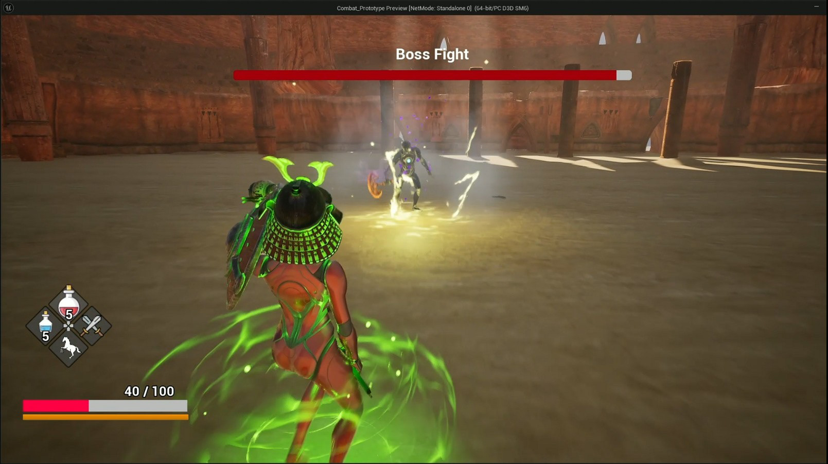 Combat Prototype | Melee Systems & AI Behavior-12