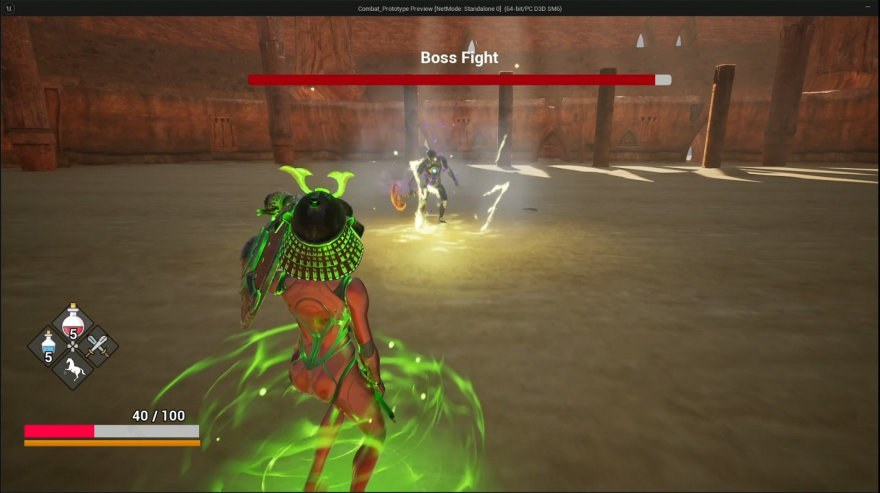 Combat Prototype | Melee Systems & AI Behavior-12