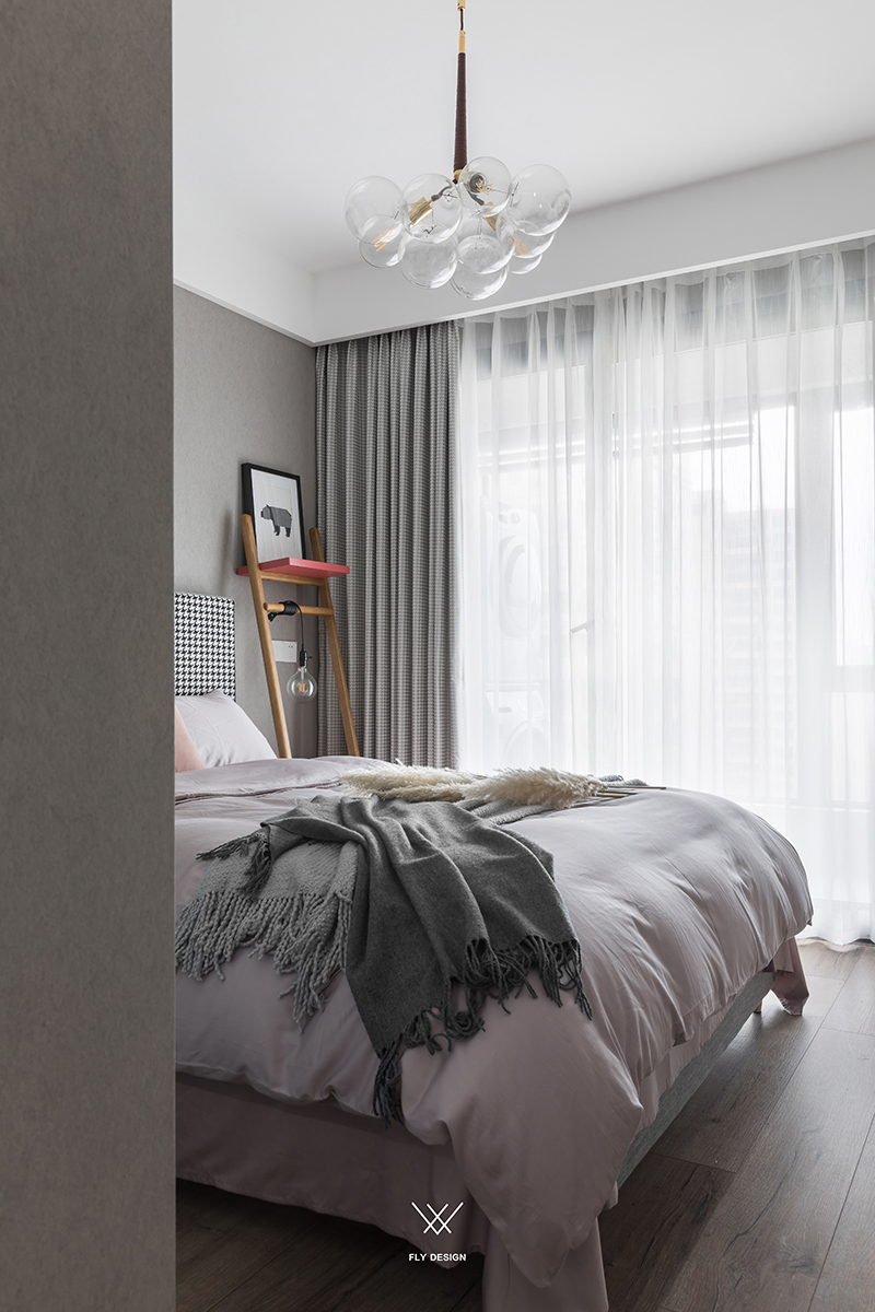 江南国际城 110㎡休闲北欧风设计,木元素与灰色基调的完美融合-28