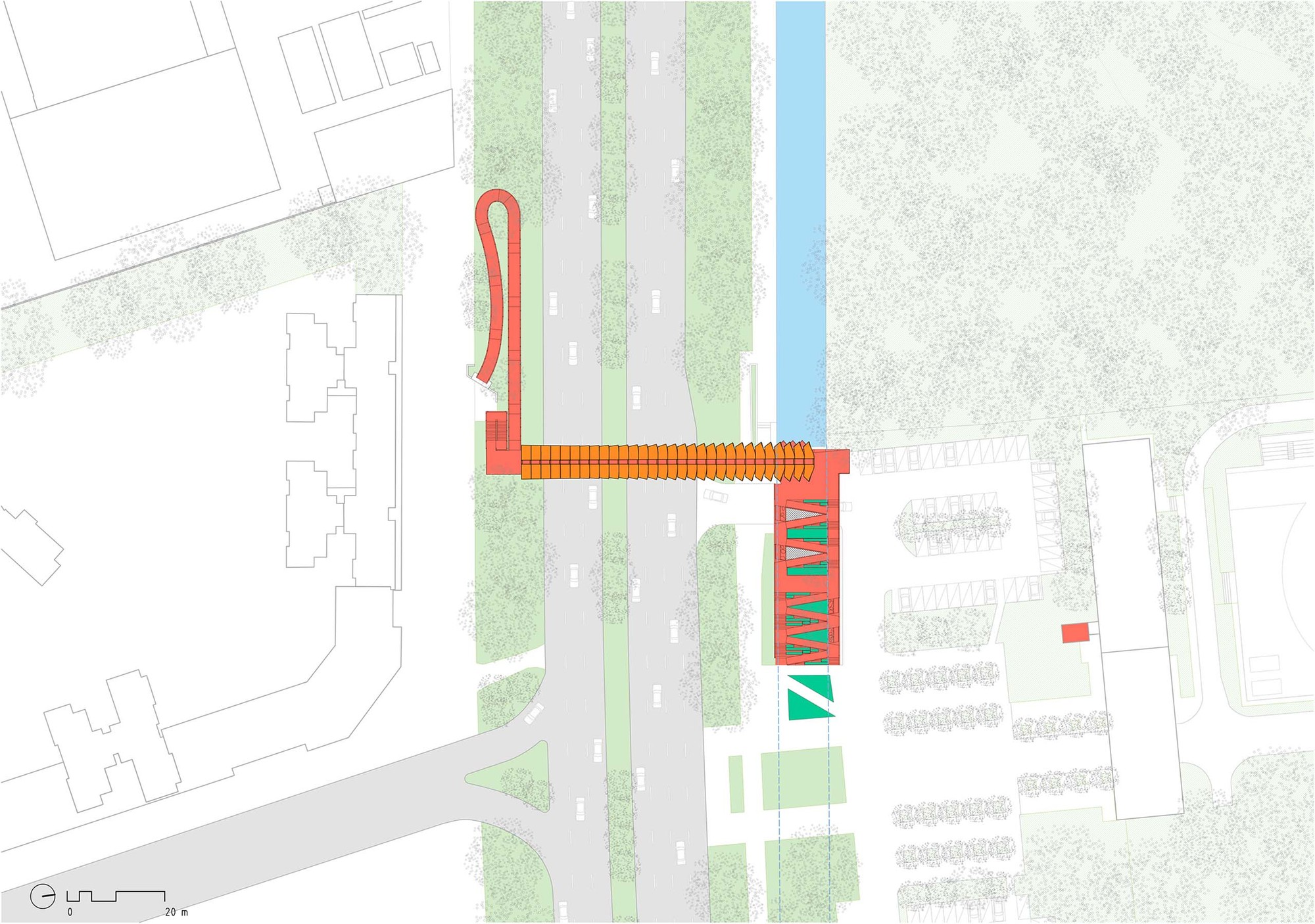 长安实验小学校园人行天桥丨中国东莞丨筑道建筑设计工作室-16