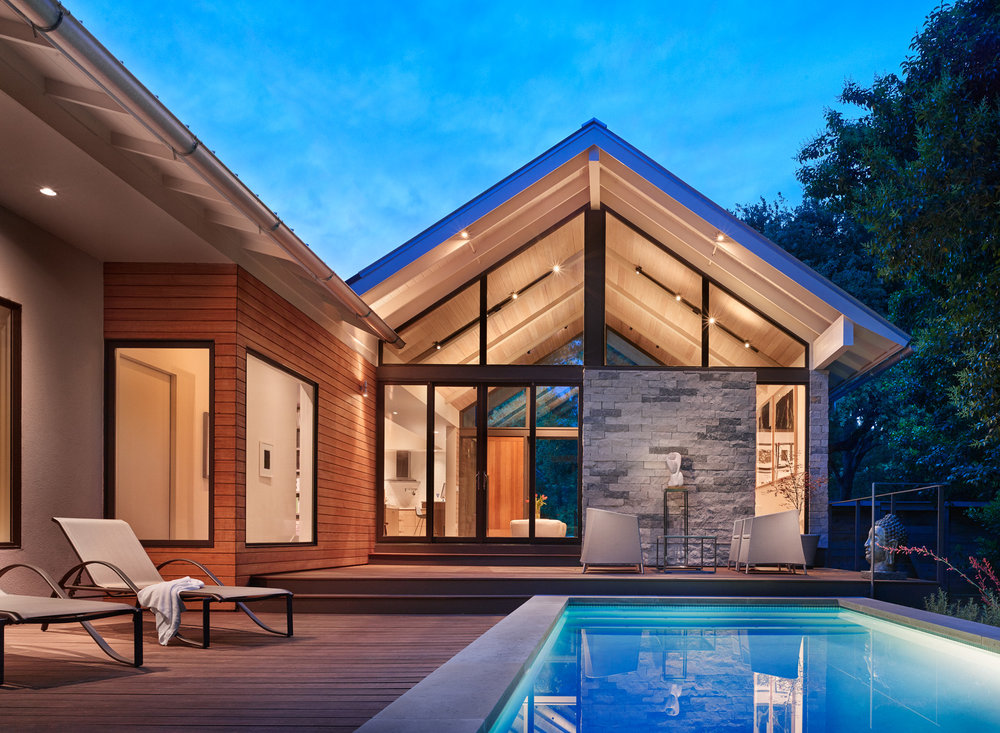 奥斯汀湖住宅 | 返璞归真的轻浮与稳固-31